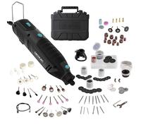 Cecotec Multiherramienta Rotativa con Cable - 256 Accesorios de Corte - Multihand 200 Power - Potencia 200W, Extensor Flexible, Velocidad Regulable, Corte, Lijado y Pulido, Incluye Maletín