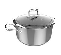 Cecotec Olla Polka Classy 28 Pot Steel – 28 cm, 7,5 L, Acero 18/10, Antiadherente
