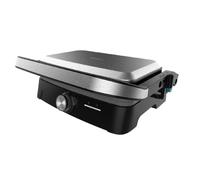 Cecotec Parrilla eléctrica Rock'nGrill 1500 Full Open 1500W Apertura 180º RockStone Placa flotante