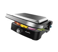 Cecotec Parrilla eléctrica Rock'nGrill 1500 Full Open 1500W Apertura 180º RockStone Placa flotante