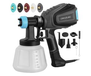Cecotec pistola de pintura totalpaint 750 con 700w de potencia, incluy