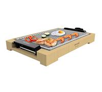 Cecotec Plancha de asar eléctrica Tasty&Grill 2000 Bamboo Linestone