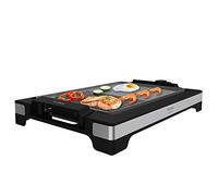 Cecotec Plancha de asar Eléctrica Tasty&Grill 2000 Inox MixStone. 2000 W, Acabados acero inoxidable, Superficie mixta, Apta lavavajillas