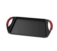 La plancha de asar diecast de 40x23 cm es la herramienta definitiva pa