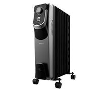 Cecotec Radiador eléctrico de aceite ReadyWarm 9000 Space 360 Black – 9 módulos, 2000W, 3 niveles