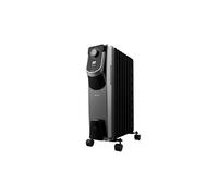 Cecotec Radiador eléctrico de aceite ReadyWarm 9000 Space 360 Black – 9 módulos, 2000W, 3 niveles