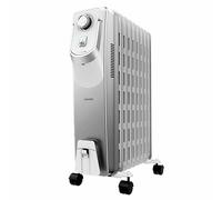 Cecotec ReadyWarm 9000 Space 360 Radiador de aceite de 9 módulos, 2000 W, Blanco