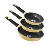 Cecotec Set de sartenes Polka Experience 03133 Vulcano Antiadherente 20-24-28