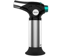 Cecotec Soplete de Cocina Polka Flame-Cook 1000 Steel. Alcanza 1300ºC, Regulador de Ajuste de llama, Bloqueo de Seguridad, Pincel, Espátula y Recetario incluido