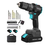 Cecotec Taladro percutor y atornillador PowerForce 3000 Brushless – 2 baterías 21V 2000mAh