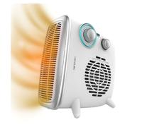 Cecotec Calefactor ReadyWarm 2070 Max Dual White – 1800W, 2 niveles, 3 modos, 15 m², Blanco