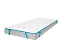 Cecotec Topper Acolchado Flow TopCloud 135x190. Cubrecolchón Sobrecolchón. Espuma Supersuave y Fibra Siliconada de 5 cm de Altura, 4 Correas Elásticas Antideslizantes para una Mejor Sujeción