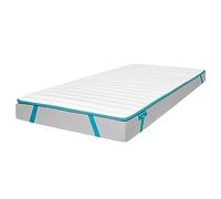 Cecotec Topper Acolchado Flow TopCloud 150x190. Cubrecolchón Sobrecolchón. Espuma Supersuave y Fibra Siliconada de 5 cm de Altura, 4 Correas Elásticas Antideslizantes para una Mejor Sujeción