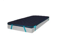 Cecotec Topper Viscoelástico Flow TopDeluxe 150x190. Cubrecolchón Sobrecolchón. Viscoelástica 100% con Acolchado de 7 cm de Altura 4 Correas