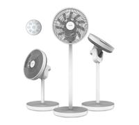 Cecotec Ventilador de pie EnergySilence 2600 Sunflower portátil – 22W, 16 aspas, 12 velocidades