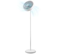 Cecotec Ventilador de pie EnergySilence FanLamp 36 W DC, táctil, 9 modos, LED, blanco