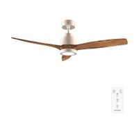 Cecotec Ventilador de techo EnergySilence Aero 5295 GoldBlack 52'' 35W LED 18W, mando a distancia