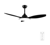 Cecotec Ventilador de techo EnergySilence 4800 Light, Motor DC, Luz LED 36W, 48" Light Black