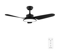 Cecotec ventilador de techo 40w energysilence aero 5200 light black