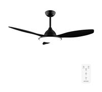 Cecotec ventilador de techo con luz energysilence 4800 light black. 36