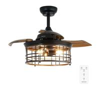 Cecotec Ventilador de techo EnergySilence Aero 3600 Invisible Metallic Style 25W