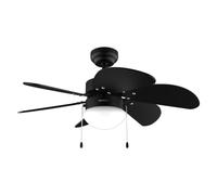Cecotec Ventilador de techo EnergySilence Aero 3600 Vision Full Black, luz, Ø36" 3 velocidades