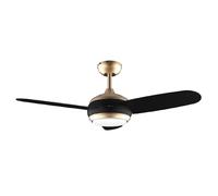 Cecotec ventilador de techo con luz energysilence aero 4265 goldblack.