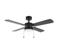 Cecotec ventilador de techo con luz energysilence aero 450 fullblack d
