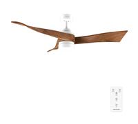 Cecotec Ventilador de Techo EnergySilence Aero 5280 DarkWood 40W con temporizador