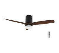 Cecotec Ventilador de techo EnergySilence Aero 5600 Classic Black, Motor DC, Ø132 cm, LED 18W