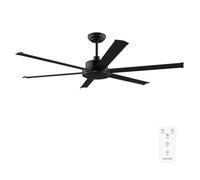 Cecotec Ventilador de techo EnergySilence Aero 10000 Pro – Motor DC 80W, Ø254 cm, 6 aspas, mando