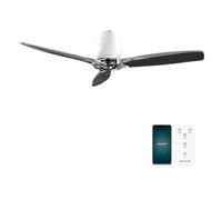 Cecotec Ventilador de techo EnergySilence Aero 5285 - Motor DC 40W, WiFi, blanco/transparente