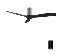 Cecotec Ventilador de Techo Aero 5400 Classic Iron&Black | Mando a Distancia, 52", Motor DC 40W, 3 Aspas, 6 Velocidades, Temporizador hasta 8h, Modo Winter/Summer