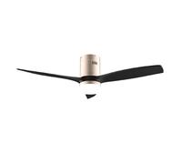 Cecotec Ventilador de techo EnergySilence Aero 5600 Aqua GoldBlack Connected, 40 W, Wifi, luz