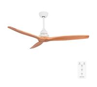 Cecotec Ventilador de techo ENERGYSILENCE AERO 590, 65W, 3 aspas 132cm, mando y temporizador