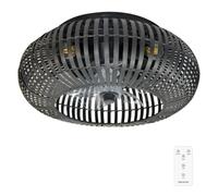 Cecotec Ventilador de techo EnergySilence LampAero 600 – Motor DC 20W, Luz LED, Natural DarkWood