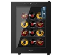 Cecotec vinoteca bolero grandsommelier 1255 coolcrystal e, capacidad 1