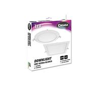 cegasa DOWNLIGHT LED CUADRADO BLAN 18W 1