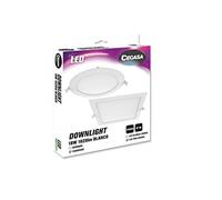 cegasa DOWNLIGHT LED CUADRADO BLAN 18W 1