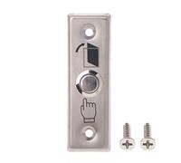 CEHTK Botón pulsador de Timbre de Acero Inoxidable de 92x28 mm para Panel táctil, Color Plata.