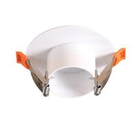 Ceiling Cover Plate, Hole Cover Panel, Decorative Ceiling Trim, Round Buckle Plate Home Living Room Kitchen Garage Basement Attic Apartment Office Renovation Install Easy Fit Use