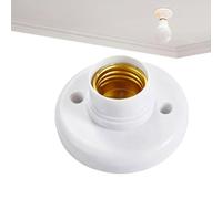 Ceiling Light Bulb Base 220V - White Threaded Keyless Lampholder