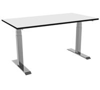 celexon escritorio eléctrico de altura regulable Profesional eAdjust-58123-en gris, incl. tablero HPL 175 x 75 cm