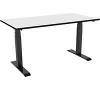 celexon escritorio eléctrico de altura regulable Profesional eAdjust-58123-en negro, incl. tablero HPL 175 x 75 cm