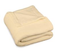 Celinatex Montreal Manta con Forro Polar de Microfibra, poliéster, Beige, 220 X 240
