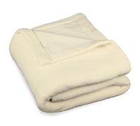 CelinaTex Montreal Manta Suave Manta de Microfibra Tejido de colarina 150 x 200 cm Crema Blanco