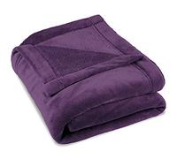 CelinaTex Montreal Manta Suave Manta de Microfibra Tejido de colarina 150 x 200 cm Lila