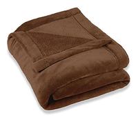 CelinaTex Montreal Manta Suave Manta de Microfibra Tejido de colarina 150 x 200 cm marrón