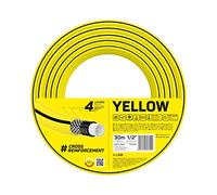 Cellfast 4YELLOW Manguera de Riego de Jardín 4 Capas Flexi Resistente a los Rayos UV Antiálcali All Season (1/2" 30 m)