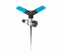 Cellfast aspersor de riego 2 hombros aspersor de césped para césped